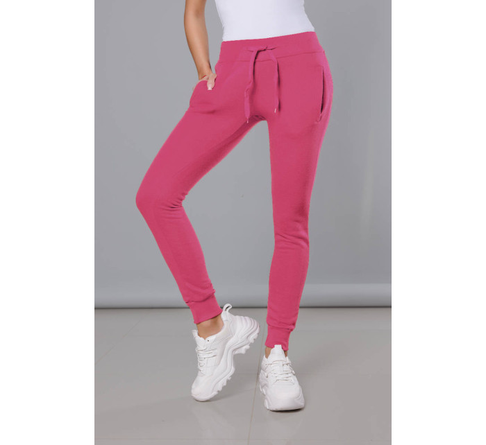 Růžové teplákové kalhoty (CK01-19)
