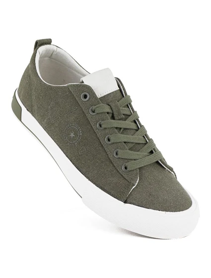 Pánské textilní tenisky zelené Big Star TT174292 Pánské textilní tenisky zelené Big Star TT174292