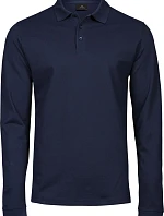 Tee Jays TJ 1406 Pánské elastické piqué polo s dl. rukávem 18.1406 navy