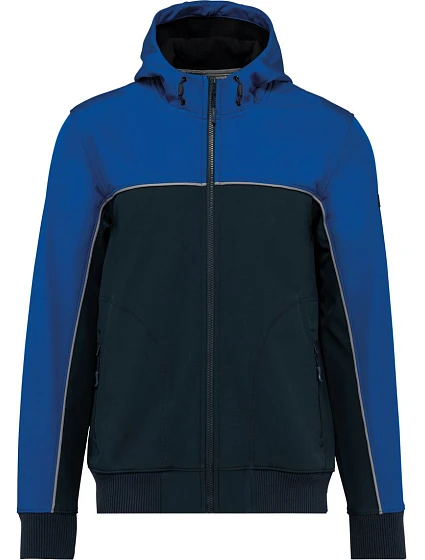 WK WK 450 Pracovní 3-vrstvá softshellová bunda 20.W450 navy/royal blue WK WK 450 Pracovní 3-vrstvá softshellová bunda 20.W450 navy/royal blue