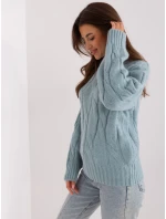 Jumper AT SW 0146.10P tmavě mátový Jumper AT SW 0146.10P tmavě mátový