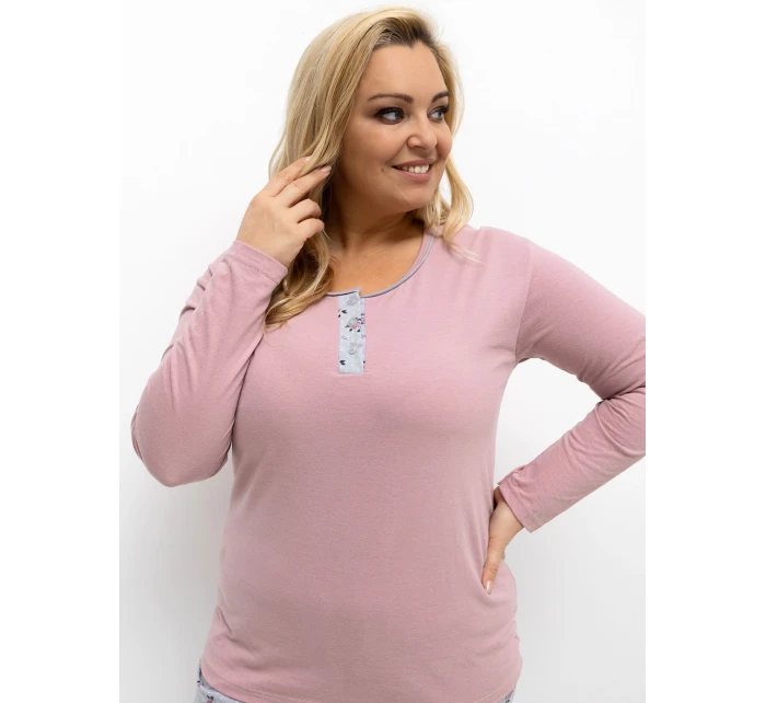 Pyžamo DU PI FP 501.22 tmavě růžové Pyžamo DU PI FP 501.22 tmavě růžové