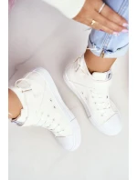 Dámské vysoké tenisky Big Star - bílé Dámské vysoké tenisky Big Star - bílé