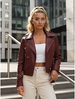 Dámská bunda z ekokůže na zip ramones FashionStreet TY5649