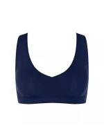 Dámská podprsenka  ZERO Feel 2.0 Bralette - BLUE - tm. modrá 2114 - SLOGGI