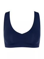 Dámská podprsenka  ZERO Feel 2.0 Bralette - BLUE - tm. modrá 2114 - SLOGGI