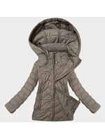 Dámská lehká prošívaná bunda s kapucí J Style béžová (16M9232-62) Dámská lehká prošívaná bunda s kapucí J Style béžová (16M9232-62)