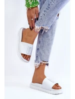 Dámské pantofle Big Star LL274428 Bílé Dámské pantofle Big Star LL274428 Bílé