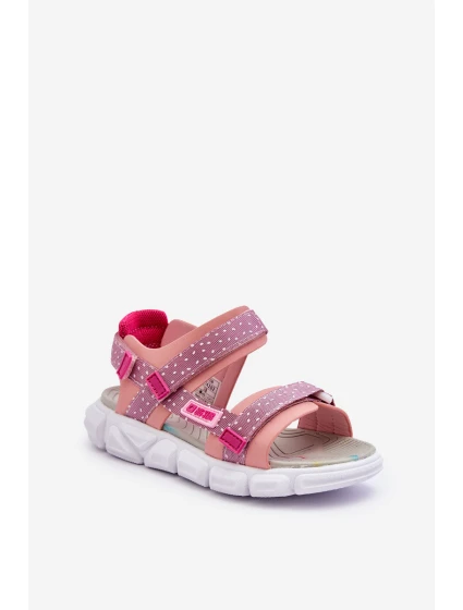 Dětské Sandály Na Zip Big Star model 21626605 Růžové - Big Star Shoes Dětské Sandály Na Zip Big Star model 21626605 Růžové - Big Star Shoes