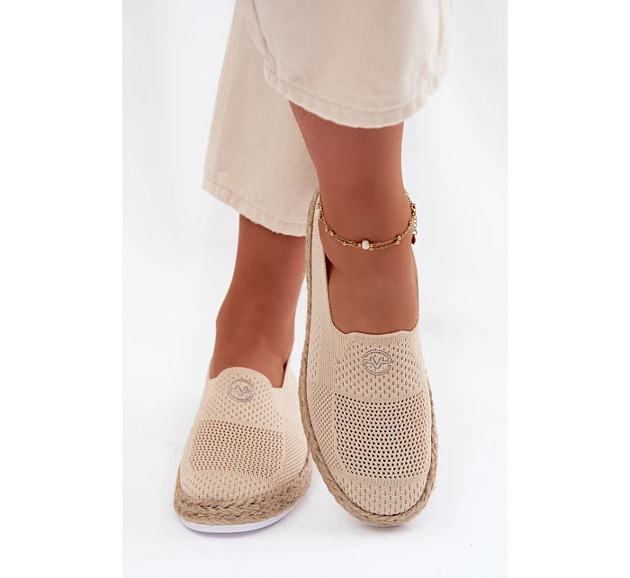 Dámské espadrilky Vinceza Béžové Dámské espadrilky Vinceza Béžové