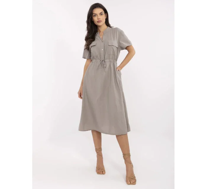 Sukienka MI SK model 21133054 ciemny bezowy - FPrice