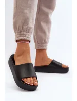 Dámské pantofle se silnou podrážkou černé Oreithano Dámské pantofle se silnou podrážkou černé Oreithano