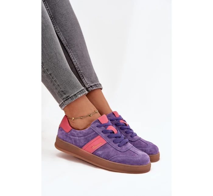 Semišové tenisky Vinceza – fialové Semišové tenisky Vinceza – fialové