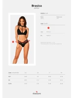 Elegantní kalhotky Brasica panties - Obsessive