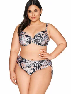 Vyztužená dámská plavková podprsenka full cup Ava SK 220 Latte Maxi