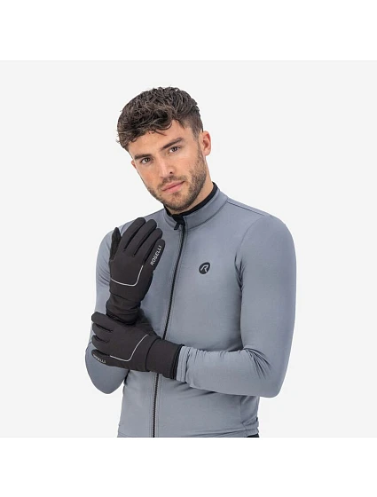 Rogelli rękawiczki zimowe ESSENTIAL czarne M