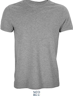 Unisex piqué tričko grey melange model 22500271 - NEOBLU
