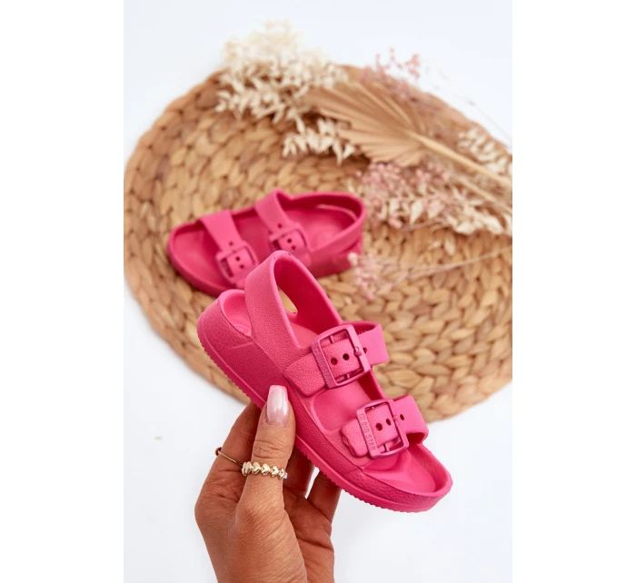 Dětské Lehké Žabky S BIG STAR Fuchsie model 21651526 - Big Star Shoes Dětské Lehké Žabky S BIG STAR Fuchsie model 21651526 - Big Star Shoes