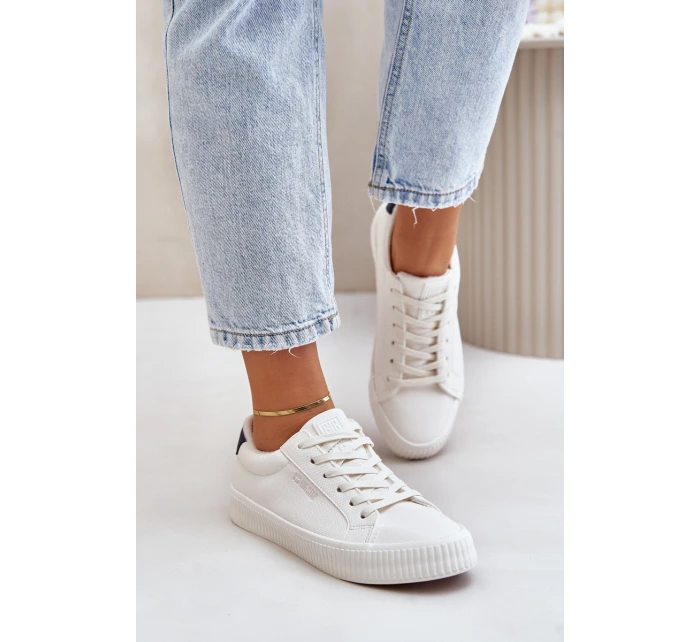 Zateplené Dámské Tenisky Big Star model 21676071 Bílé - Big Star Shoes Zateplené Dámské Tenisky Big Star model 21676071 Bílé - Big Star Shoes