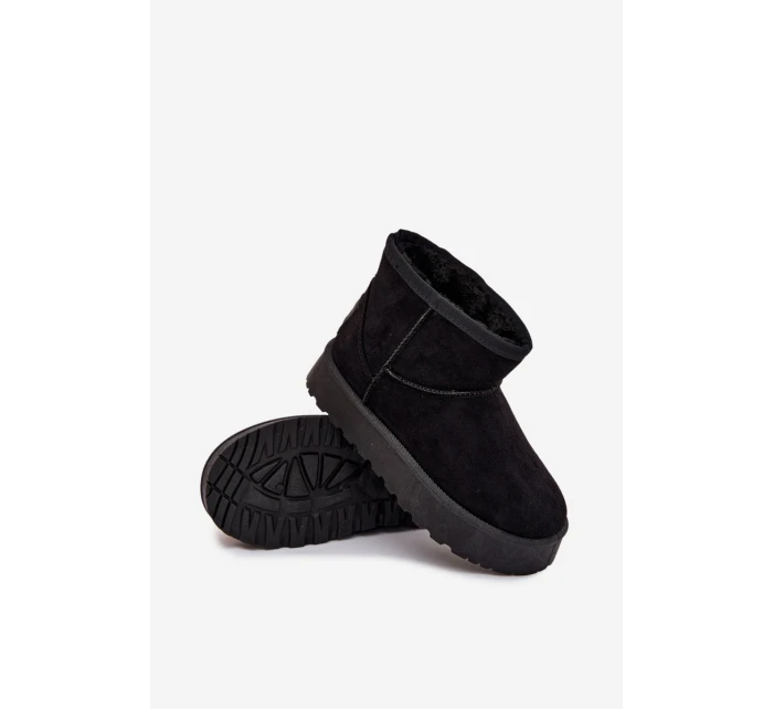 Dětské sněhule s kožíškem Big Star Černé model 21708592 - Big Star Shoes Dětské sněhule s kožíškem Big Star Černé model 21708592 - Big Star Shoes