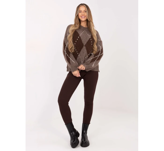 Leginsy model 21782506 ciemny brązowy - FPrice