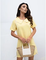 Sukienka MI SK model 22123730 jasny żółty - FPrice