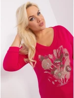 Bluzka RV BZ model 21393003 fuksjowy - FPrice Bluzka RV BZ model 21393003 fuksjowy - FPrice