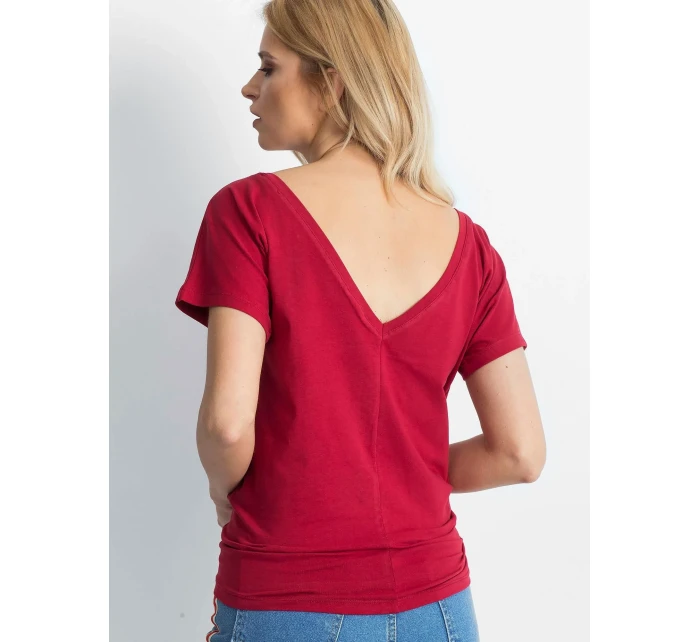 Tričko RV TS 4662.04X kaštanová Tričko RV TS 4662.04X kaštanová