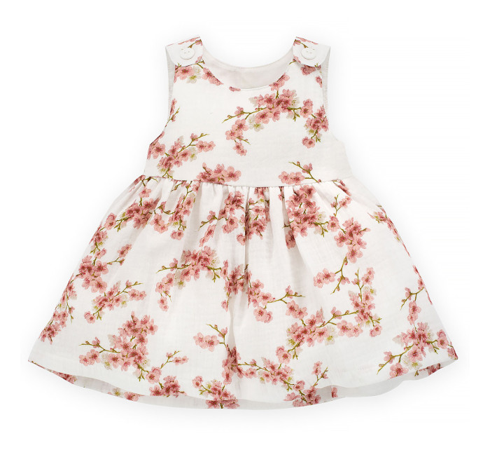 Pinokio Letní náladové šaty Ecru/Flowers