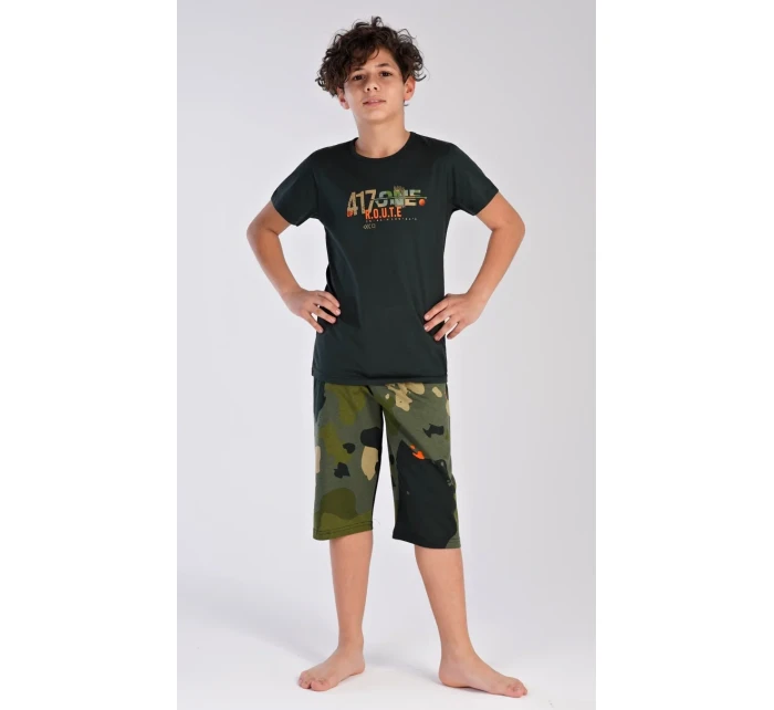 Dětské pyžamo kapri Army