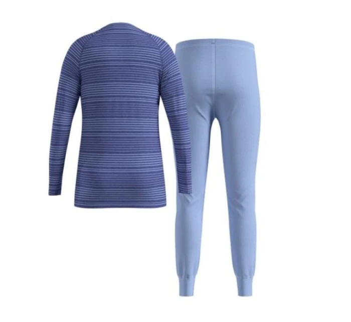Termoprádlo - Odlo Set dlouhý ACTIVE WARM SET velikost 104cm modrá