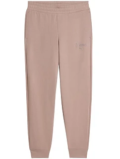 Puma ESS Script Comfort dámské kalhoty dirty pink 691763 88 dámské