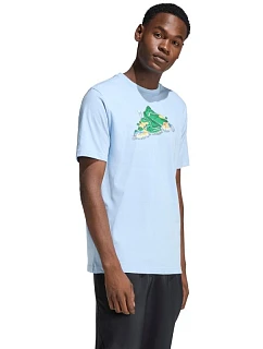Pánské tričko adidas Novelty Mint light blue JZ5038 pánské