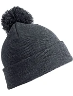 Result Headwear RC 028X Pletená čepice s bambulí 28.028X grey Result Headwear RC 028X Pletená čepice s bambulí 28.028X grey