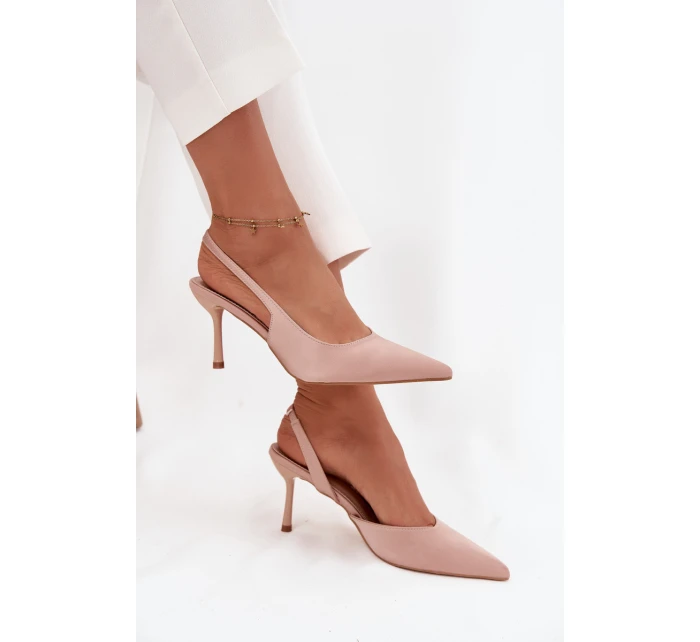 s odhalenými Béžové model 21715420 - Boto