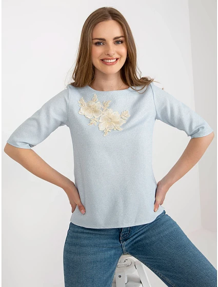 Bluzka LK BZ model 18604864 jasny niebieski - FPrice