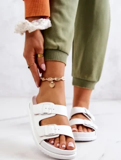 Gumové pantofle se sponou Bíle Corina