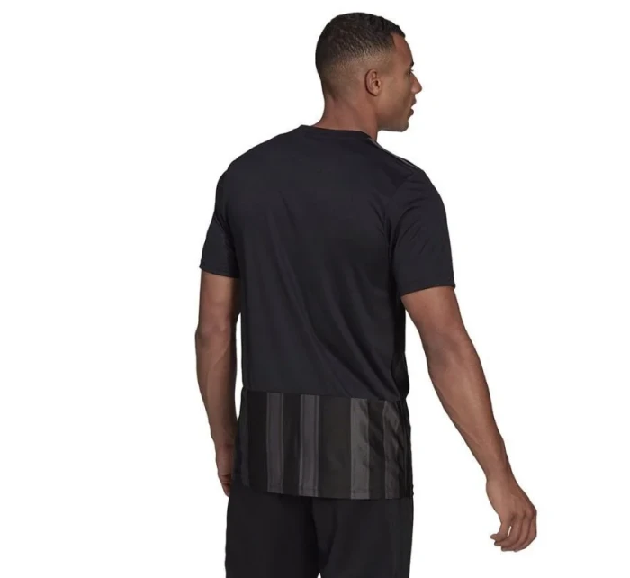 Pánské tričko Striped 21 JSY GN7625 Černá s šedou - Adidas