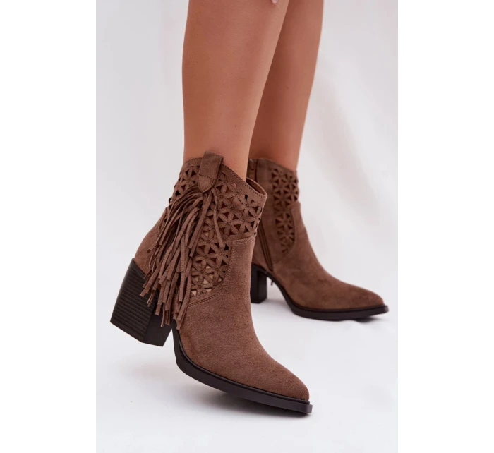 Boty na podpatku  model 224704 Step in style