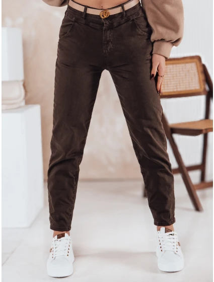 Dámské džínové kalhoty STREETSTYLE hnědé FashionStreet UY2393