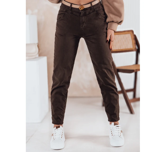 Dámské džínové kalhoty STREETSTYLE hnědé FashionStreet UY2393