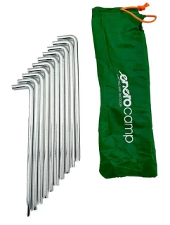 STANOVÉ KOLÍKY PRO 8MM 20CM KPL.10KS KOVOVÉ