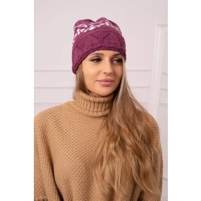 Dámská čepice Kira dark model 18752177 - K-Fashion Dámská čepice Kira dark model 18752177 - K-Fashion