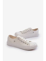 Mužské nízké tenisky Big Star NN174111 Bílé Mužské nízké tenisky Big Star NN174111 Bílé