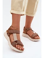 Dámské sportovní sandály model 22149811 hnědé - Artiker