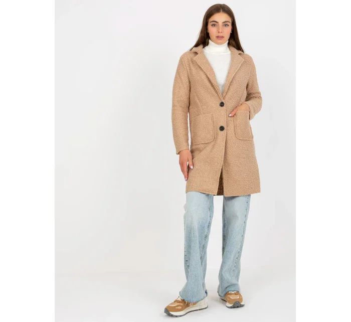 Dámský kabát TW EN BI 7372.18 béžoý