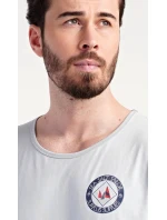 Pánská noční košile s krátkým rukávem Sea