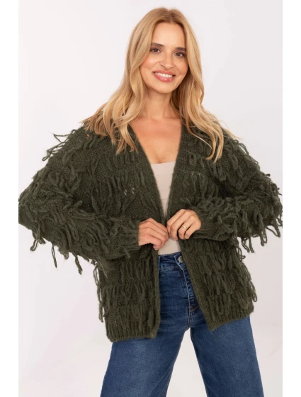 Svetr na zapínání model 217062 Rue Paris Svetr na zapínání model 217062 Rue Paris