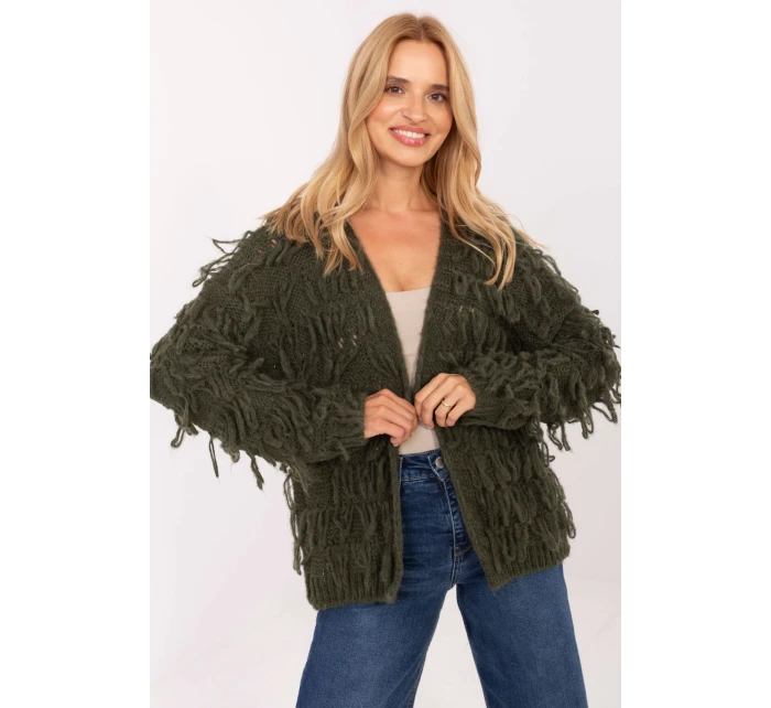 Svetr na zapínání model 217062 Rue Paris Svetr na zapínání model 217062 Rue Paris