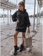 EASSY teplákové šaty černé FashionStreet BY1025